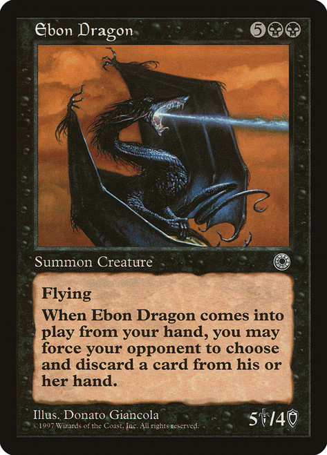 Ebon Dragon\nPortal\nSingle\nMagic The Gathering