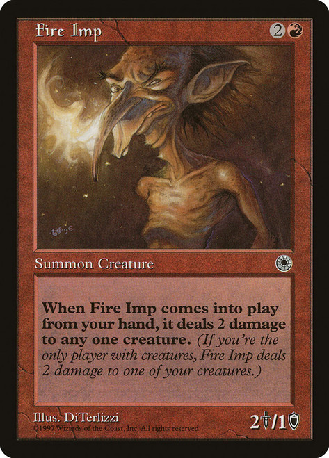 Fire Imp\nPortal\nSingle\nMagic The Gathering