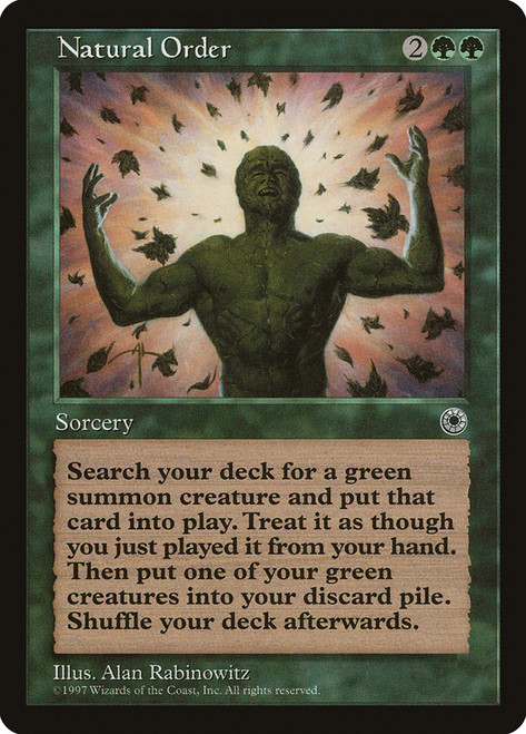 Natural Order\nPortal\nSingle\nMagic The Gathering