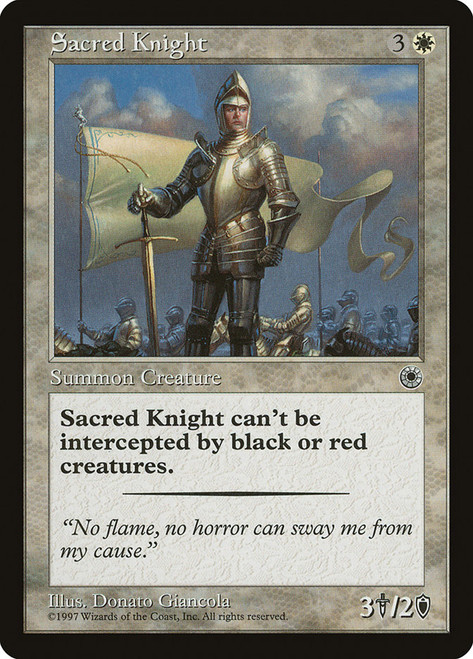 Sacred Knight\nPortal\nSingle\nMagic The Gathering