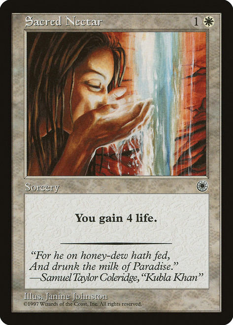 Sacred Nectar\nPortal\nSingle\nMagic The Gathering