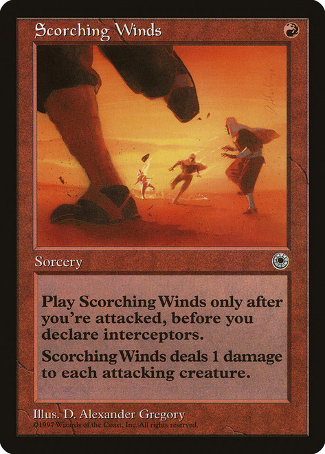 Scorching Winds\nPortal\nSingle\nMagic The Gathering