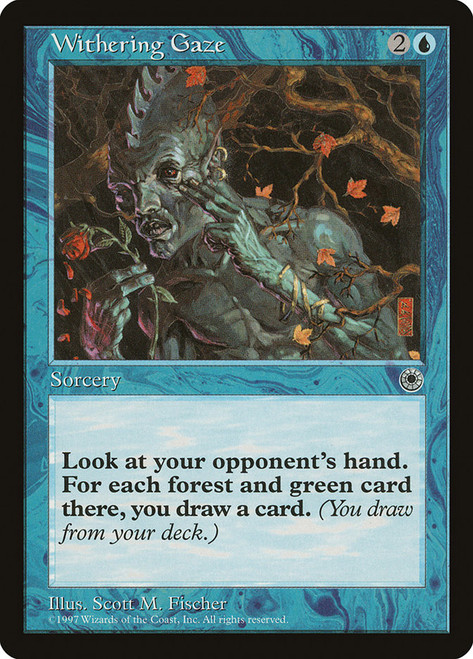 Withering Gaze\nPortal\nSingle\nMagic The Gathering