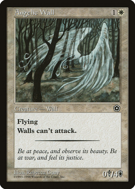 Angelic Wall\nPortal: Second Age\nSingle\nMagic The Gathering