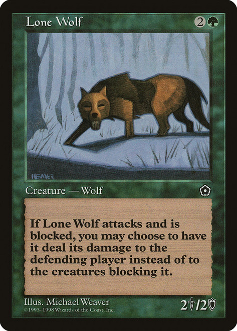 Lone Wolf\nPortal: Second Age\nSingle\nMagic The Gathering