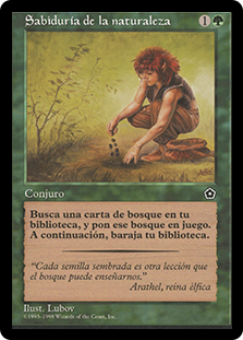 Nature's Lore
Portal: Second Age - Spanish
Single
Magic The Gathering