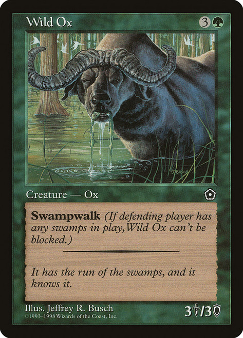 Wild Ox\nPortal: Second Age\nSingle\nMagic The Gathering