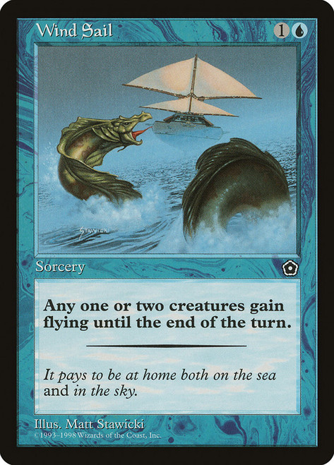 Wind Sail\nPortal: Second Age\nSingle\nMagic The Gathering