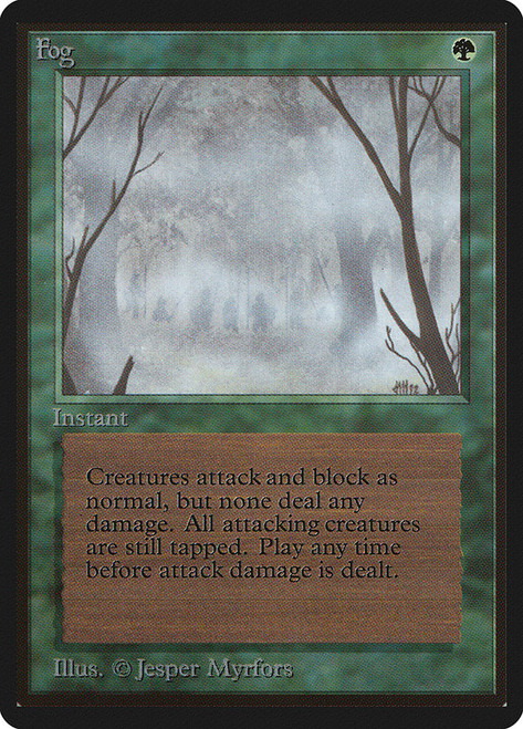 Fog\nBeta\nSingle\nMagic The Gathering
