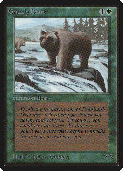 その他 L GEAR SOLID TRADING CARD GRIZZLY 21 Grizzly Bears | 5th Edition | Star City Games