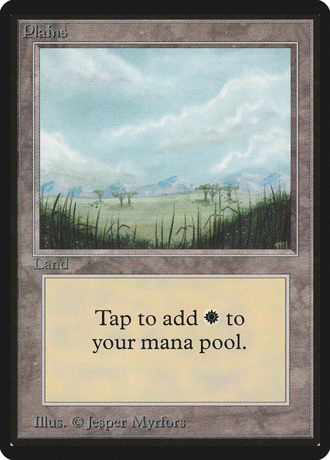 Plains (A)\nBeta\nSingle\nMagic The Gathering