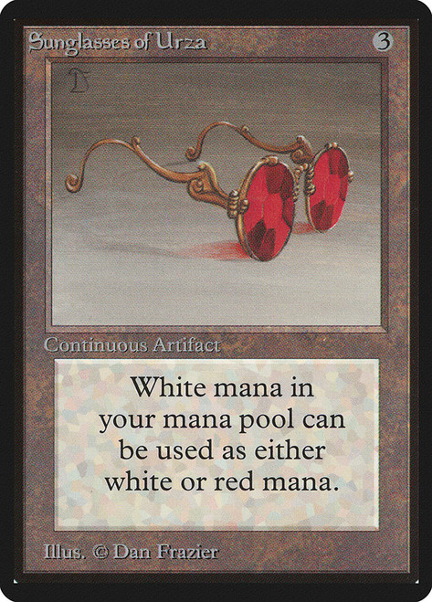 Sunglasses of Urza\nBeta\nSingle\nMagic The Gathering
