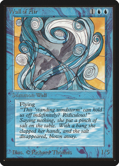 Wall of Air\nBeta\nSingle\nMagic The Gathering