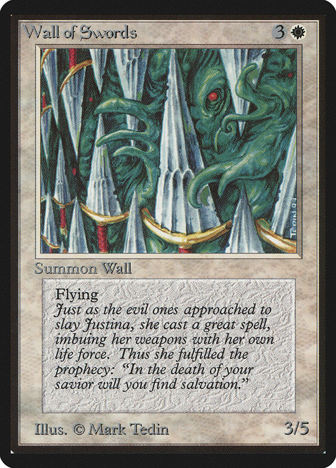 Wall of Swords\nBeta\nSingle\nMagic The Gathering