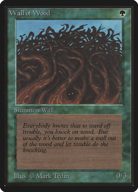 Wall of Wood\nBeta\nSingle\nMagic The Gathering