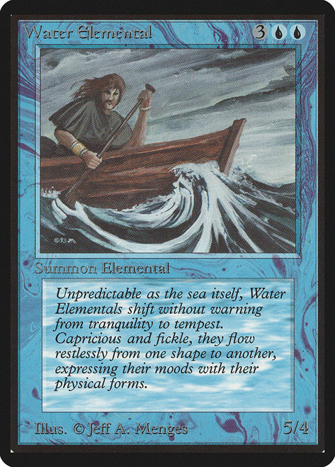 Water Elemental\nBeta\nSingle\nMagic The Gathering