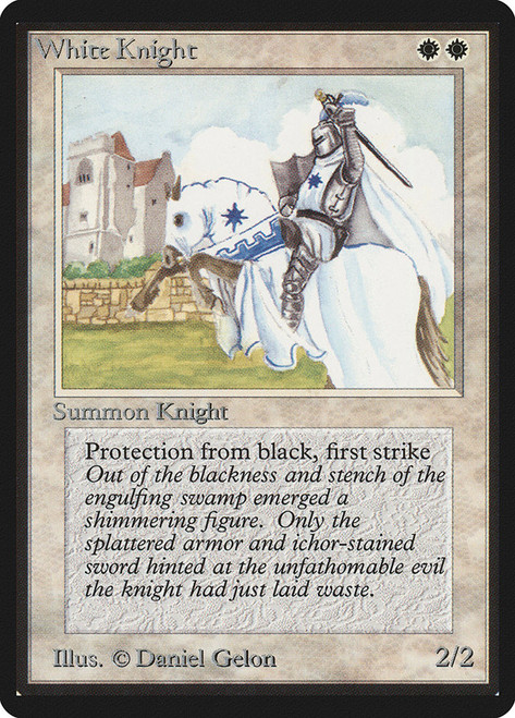 White Knight\nBeta\nSingle\nMagic The Gathering