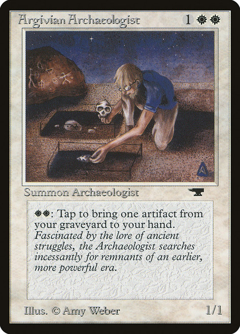 Argivian Archaeologist\nAntiquities\nSingle\nMagic The Gathering