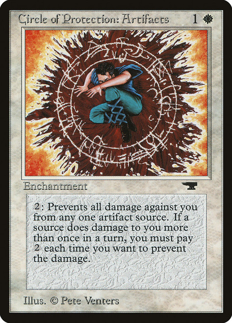 Circle of Protection: Artifacts\nAntiquities\nSingle\nMagic The Gathering