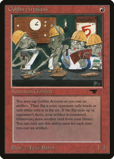 Goblin Artisans\nAntiquities\nSingle\nMagic The Gathering