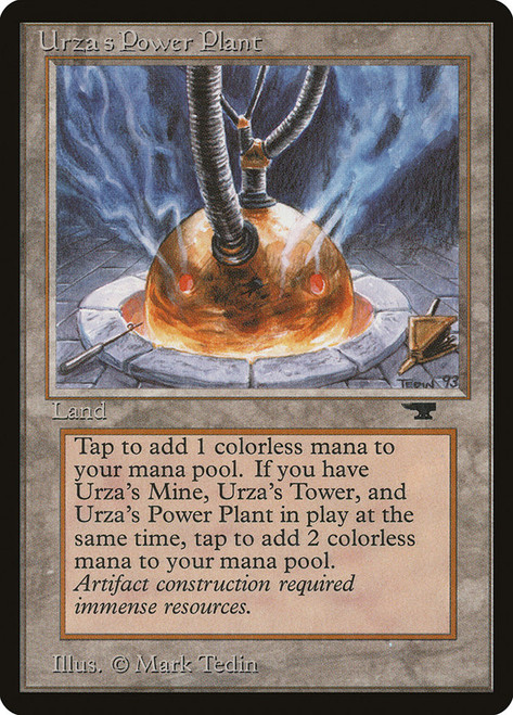 Urza's Power Plant (Sphere)\nAntiquities\nSingle\nMagic The Gathering