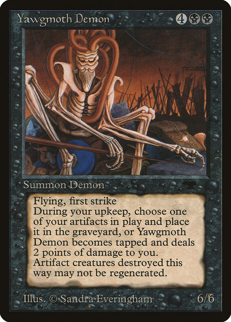 MTG 初版　Yawgmoth Demon 1枚 Yawgmoth Demon | Chronicles | Star City Games