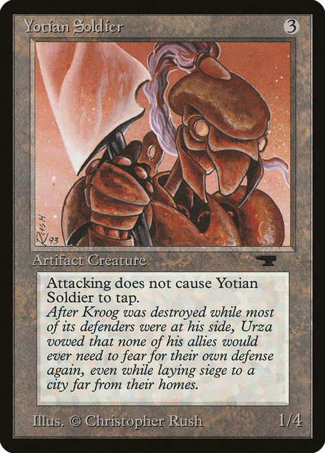 Yotian Soldier\nAntiquities\nSingle\nMagic The Gathering