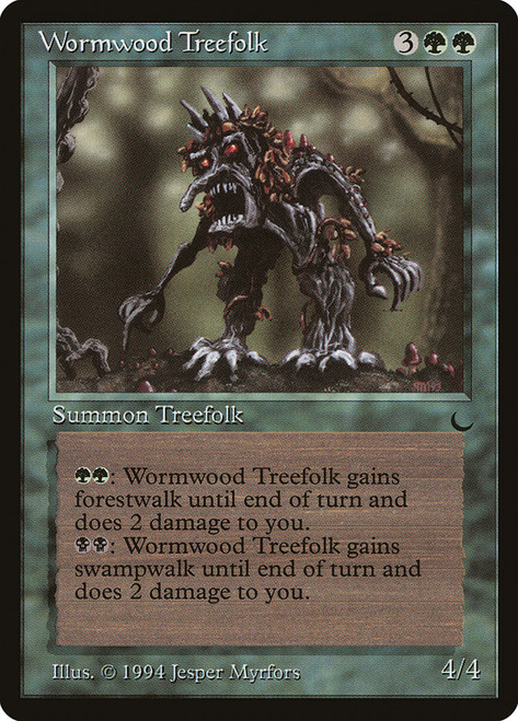 Wormwood Treefolk\nThe Dark\nSingle\nMagic The Gathering