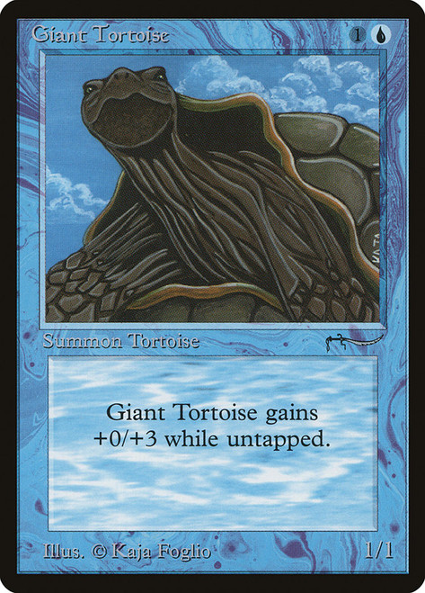 Giant Tortoise (Dark)
Arabian Nights
Single
Magic: The Gathering
