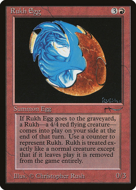 Rukh Egg (Light)\nArabian Nights\nSingle\nMagic The Gathering