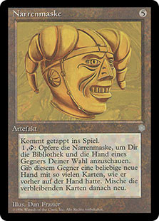 Jester's Mask
Ice Age - German
Single
Magic The Gathering