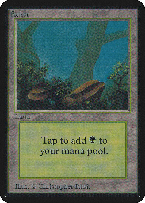 Forest (B)\nAlpha\nSingle\nMagic The Gathering