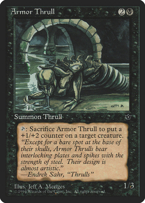 Armor Thrull (Jeff A. Menges)\nFallen Empires\nSingle\nMagic The Gathering