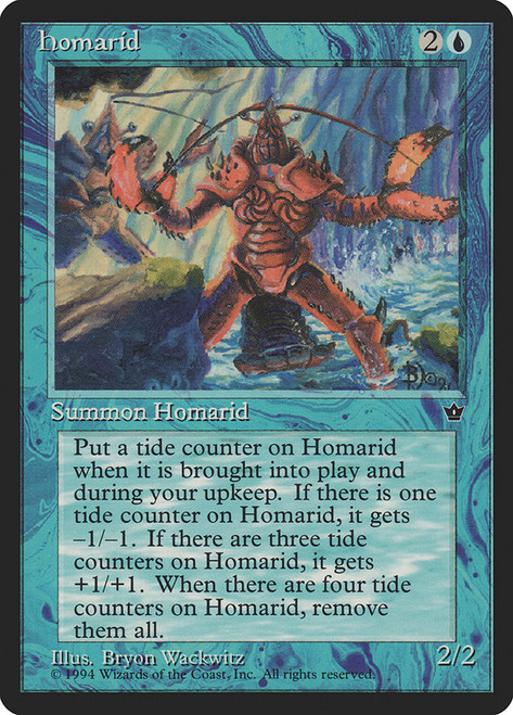 Homarid (Bryon Wackwitz)\nFallen Empires\nSingle\nMagic The Gathering