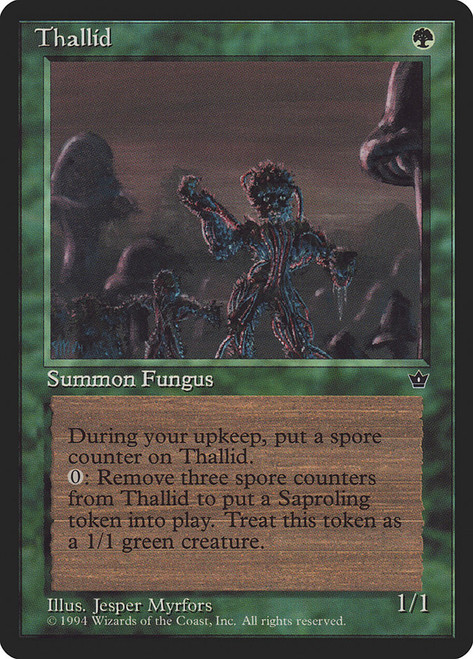 Thallid (Jesper Myrfors)\nFallen Empires\nSingle\nMagic The Gathering