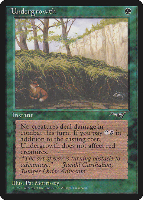 Undergrowth (Fox)\nAlliances\nSingle\nMagic The Gathering
