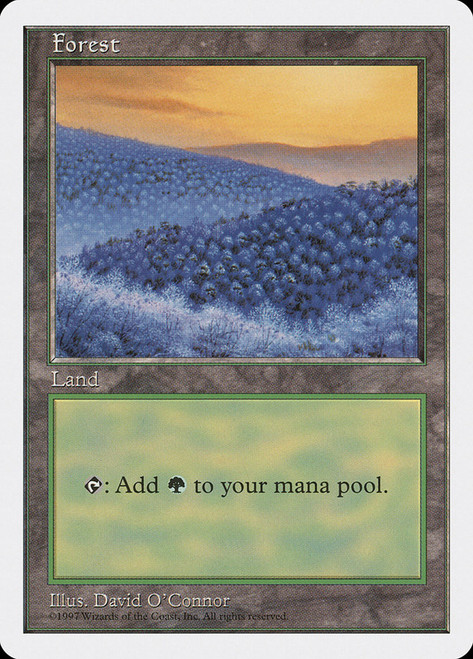 Forest (D)\n5th Edition\nSingle\nMagic The Gathering