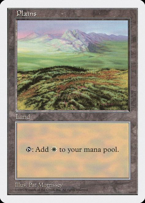 Plains (C)\n5th Edition\nSingle\nMagic The Gathering