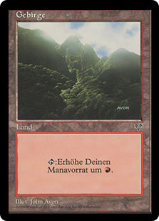 Mountain (C)
Mirage - German
Single
Magic The Gathering