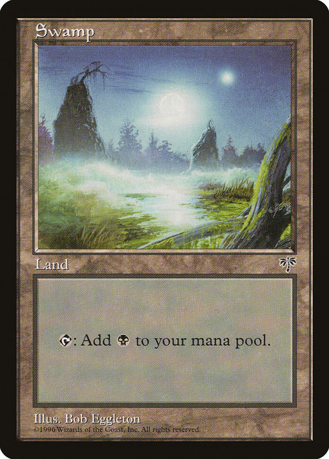 Swamp (B)\nMirage\nSingle\nMagic The Gathering