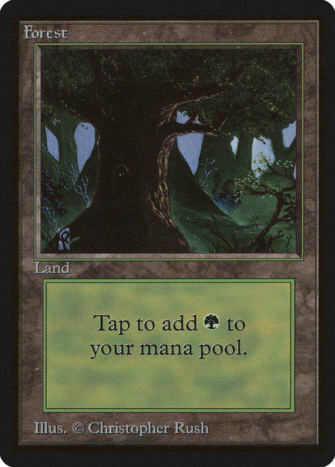 Forest (C)\nBeta\nSingle\nMagic The Gathering
