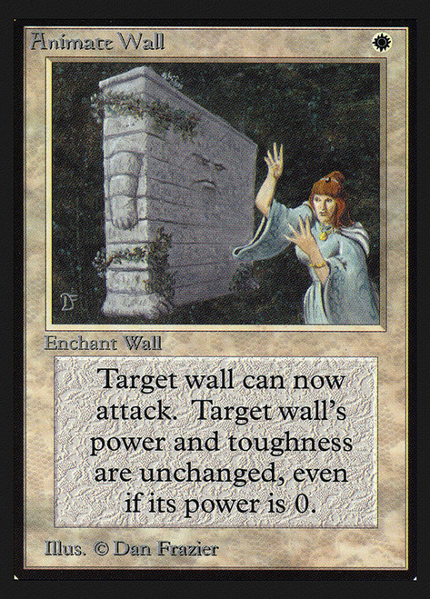 Animate Wall (Not Tournament Legal)\nCollectors' Edition\nSingle\nMagic The Gathering