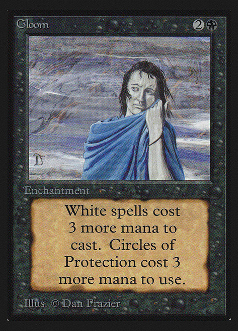 Gloom (Not Tournament Legal)\nCollectors' Edition\nSingle\nMagic The Gathering