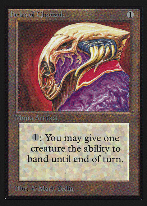 Helm of Chatzuk (Not Tournament Legal)\nCollectors' Edition\nSingle\nMagic The Gathering