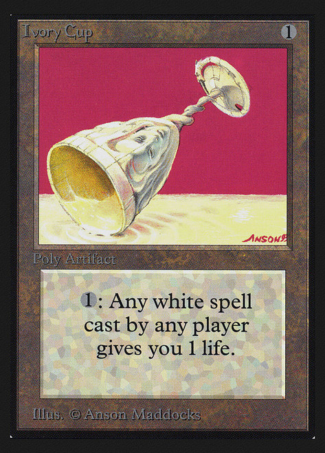 Ivory Cup (Not Tournament Legal)\nCollectors' Edition\nSingle\nMagic The Gathering