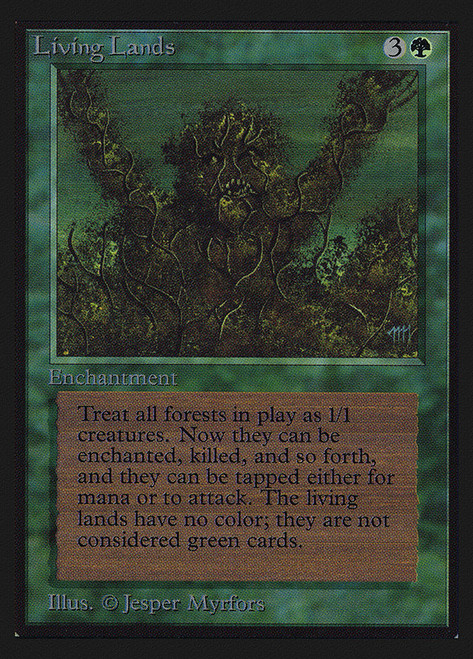 Living Lands (Not Tournament Legal)\nCollectors' Edition\nSingle\nMagic The Gathering