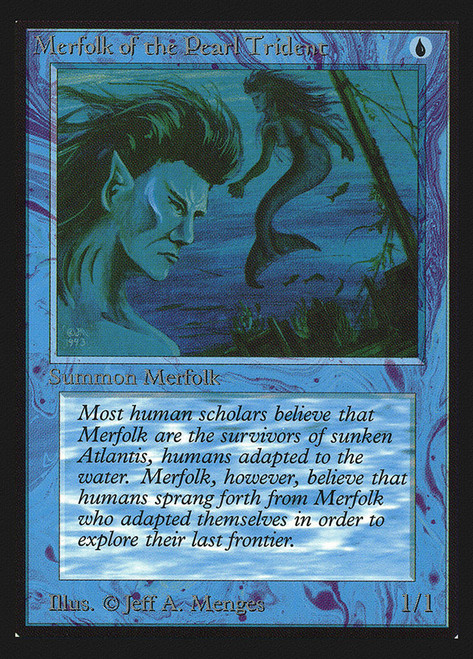 Merfolk of the Pearl Trident (Not Tournament Legal)\nCollectors' Edition\nSingle\nMagic The Gathering