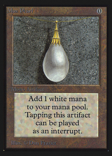Mox Pearl (Not Tournament Legal)\nCollectors' Edition\nSingle\nMagic The Gathering
