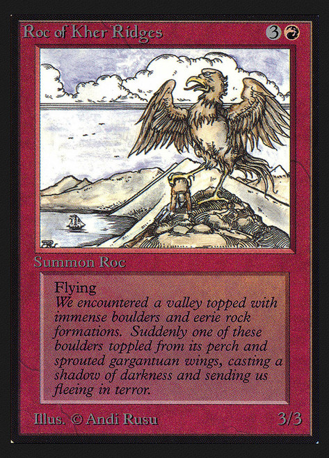 Roc of Kher Ridges (Not Tournament Legal)\nCollectors' Edition\nSingle\nMagic The Gathering
