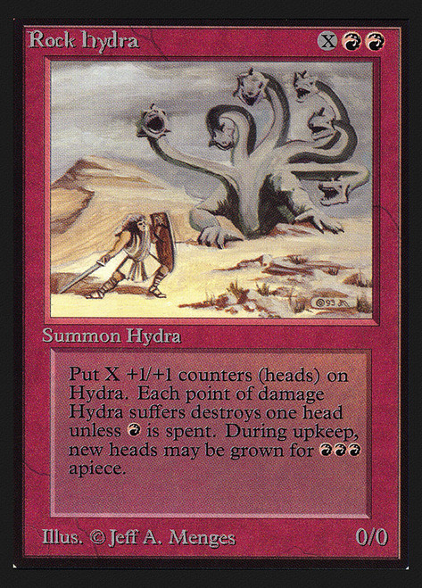 Rock Hydra (Not Tournament Legal)\nCollectors' Edition\nSingle\nMagic The Gathering